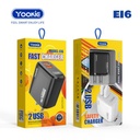 Yookie Cargador Cubo Casa EI6 Blanco Micro B 20W