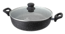 Westinghouse Cacerola Baja Con Tapa Marmol Negro 28cm WCCC0009L28MBB