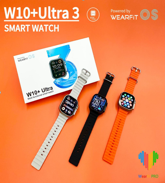 [RRI0096] Reloj Inteligente W10+ultra 3 Dorado - Control Salud IA