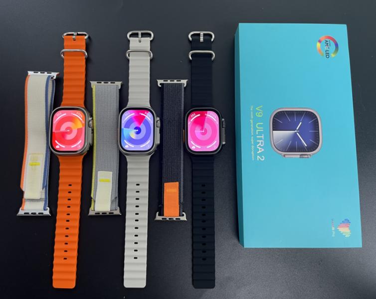 [RRI0108] Reloj Inteligente V9 Ultra 2 Plateado AMOLED 49mm