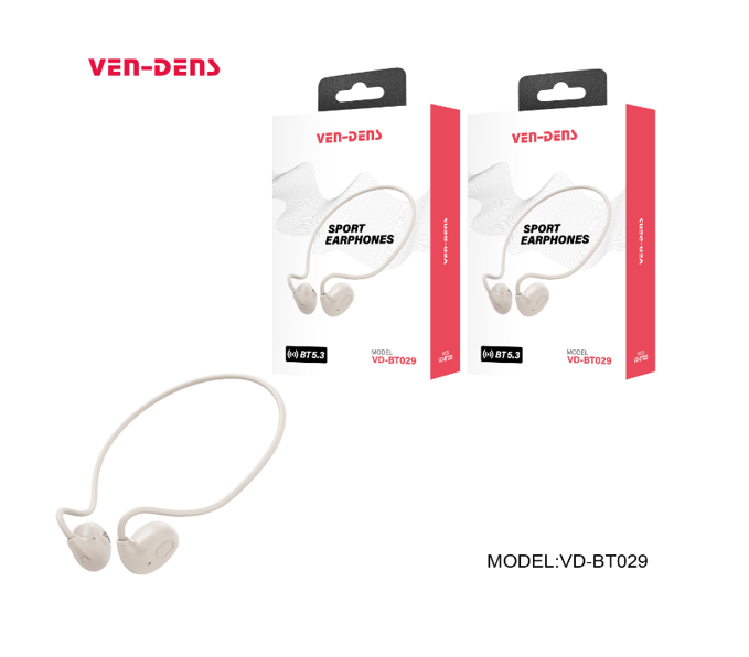 [MSP0015] Audifono Manos Libres Ven-Dens Vd-Bt029 Negro Larga Duracion