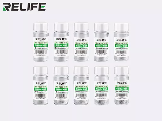 [6941590215051] Relife Soldadura en Bolitas RL-403C 0.2mm para Reparacion