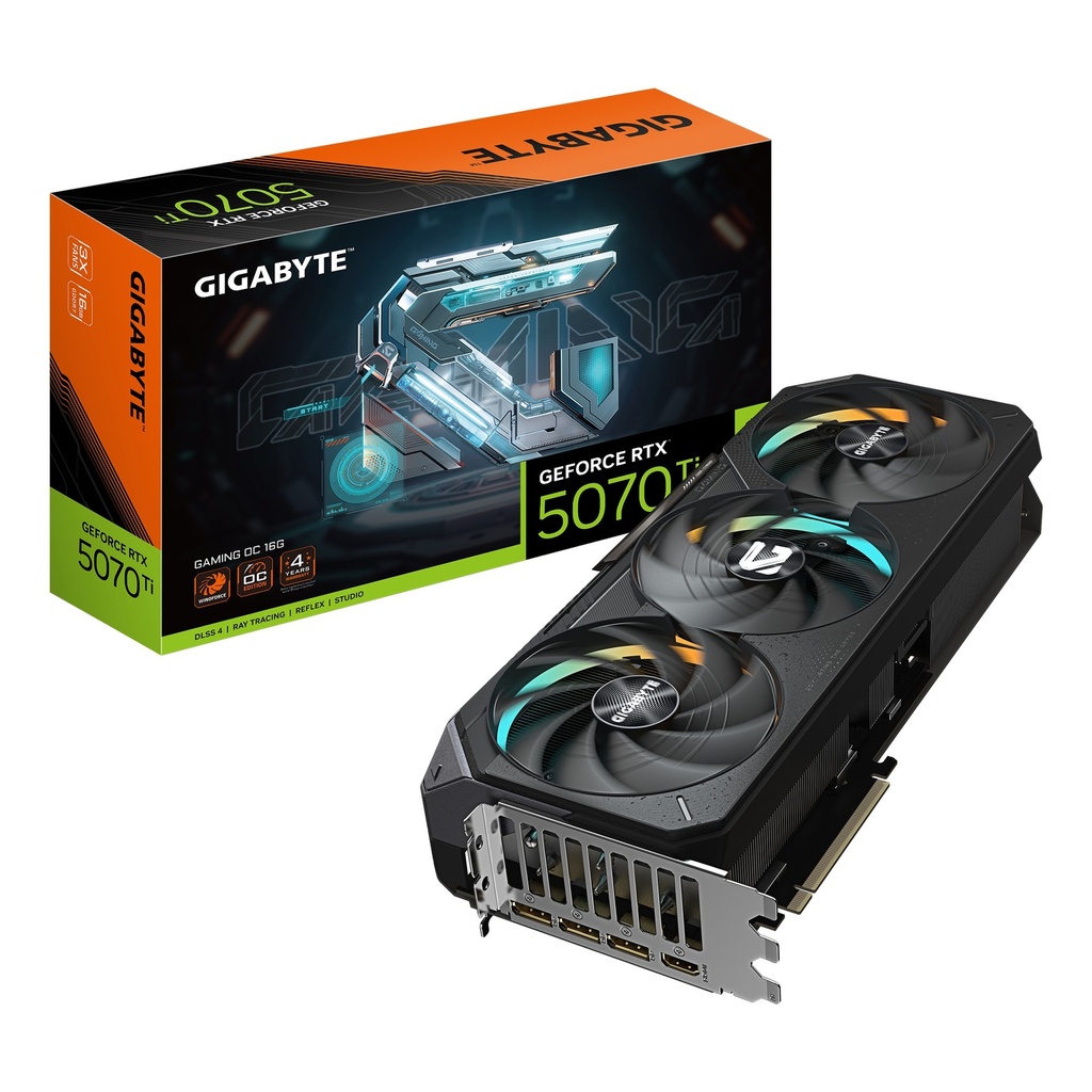 [CP7160] Tarjeta Video Gigabyte RTX 5070 Ti 16GB GDDR7 OC Negro