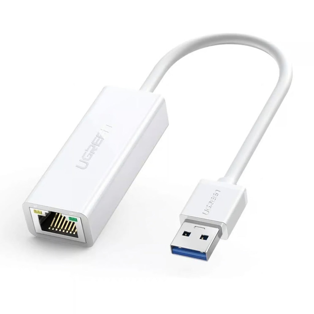 [AC1051] Adaptador de Red Ugreen CR111 USB-A a RJ45 1000Mbps - Blanco