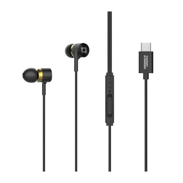 [1208619] Audifono Thonet & Vander Klein Gen 2 Alámbrico USB-C Negro