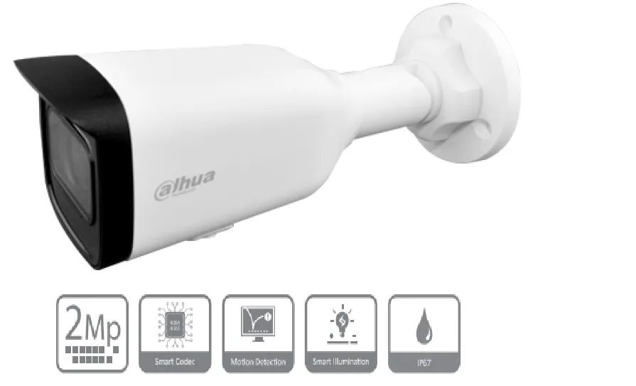 Dahua Cam Ip Bala Vf 2MP IR50 IP67 DH-IPC-HFW1230T1P-ZS-2812