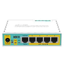 MikroTik RouterBoard 5 Puertos Fast Ethernet WiFi 2.4GHz