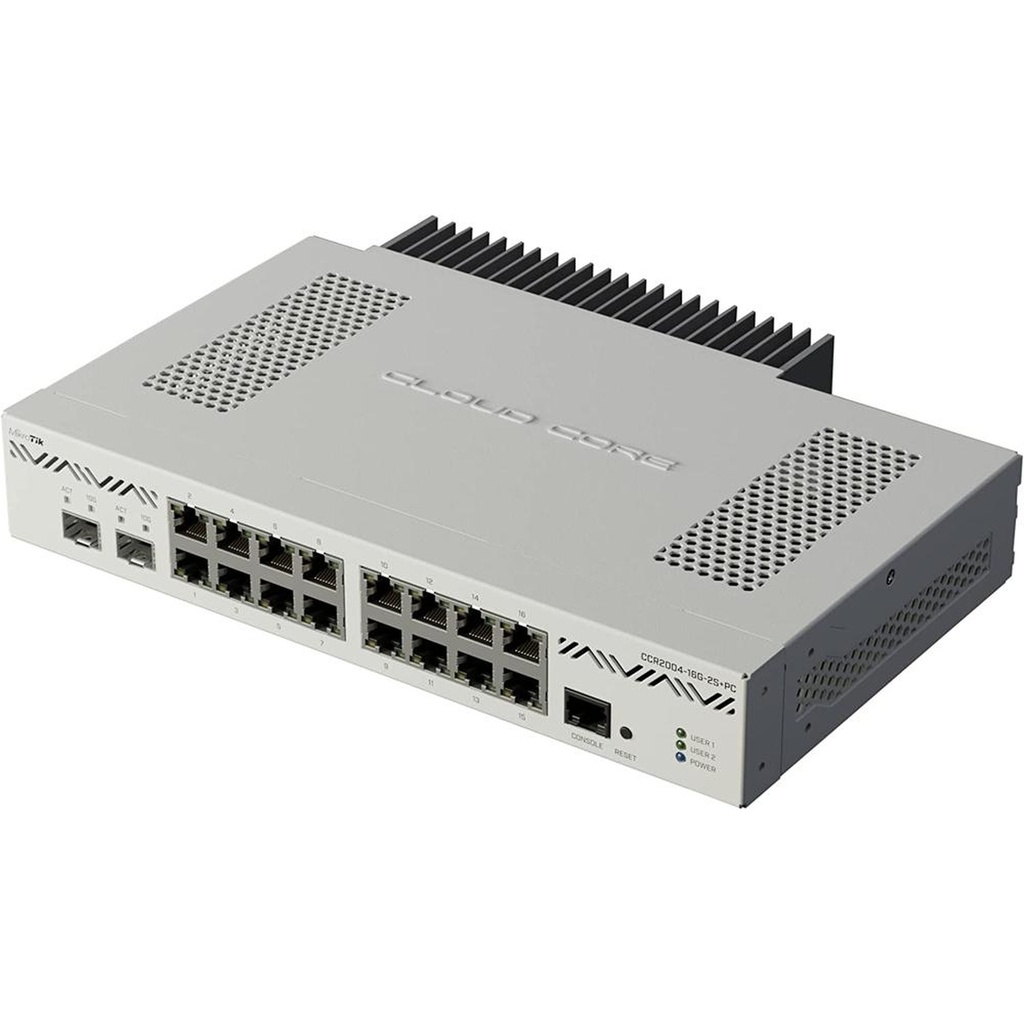 [SB-CCR200416GPC] Mikrotik Cloud Core Router CCR2004-16G-2S+PC Pasivo