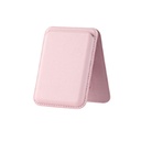 Wallet MagSafe Universal Tarjetero Textil Rosado