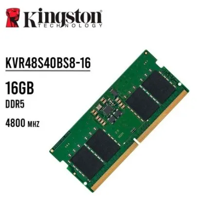 Kingston 16GB DDR5-4800 KVR SODIMM Memoria RAM