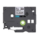 Cinta Brother Tze121 P-touch Negra/Transparente 9mm