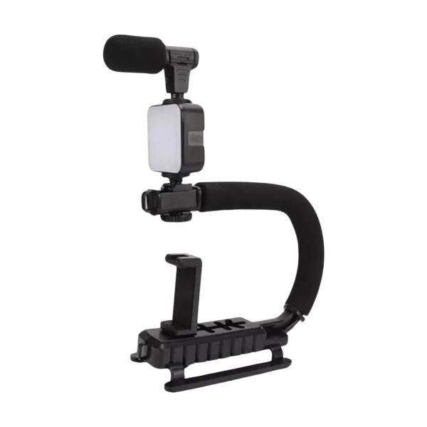 Universal Tripode con Luz LED y Microfono Ay49