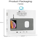 Coteci Cargador Inalambrico + Mouse Pad 2 En 1 Cs5186 Negro