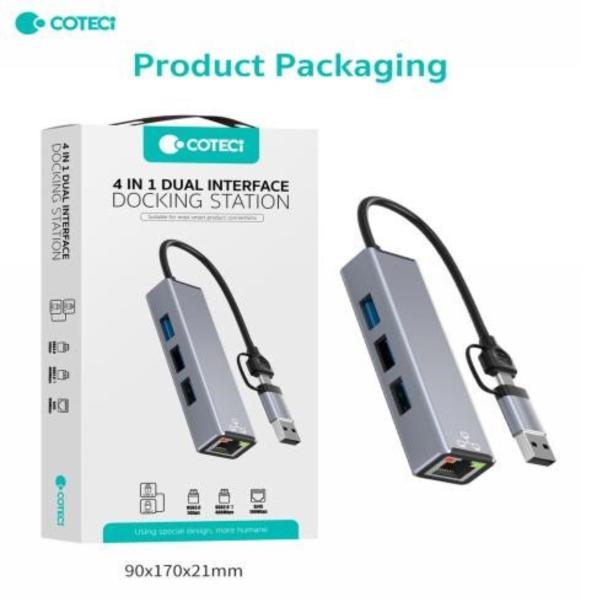 [KT-12977] Estación Acoplamiento Coteci 4 En 1 Gris Modelo 16023