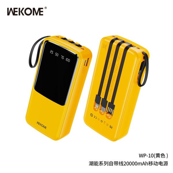 [KT-12352] Wekome Bateria Emergencia Wp-10 Serie Chaoneng 20000mah Amarillo