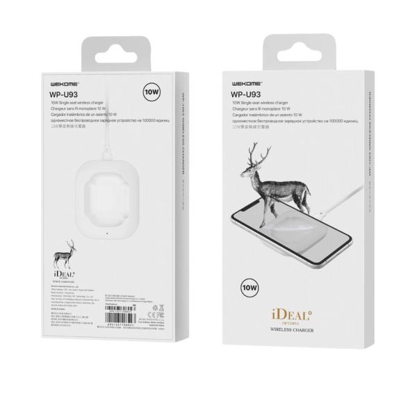 [KT-12132] Wekome Cargador Inalambrico Wp-u94 Carga Rapida 15W