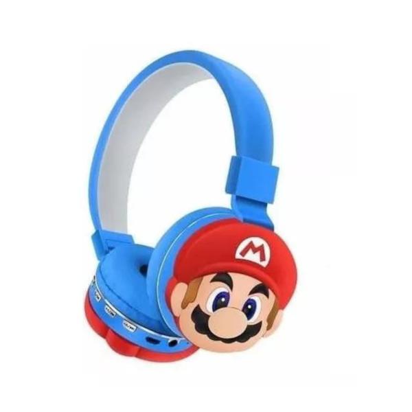 [KT-11475] Audifono Universal Bluetooth Mario Bros Ah-806q Azul