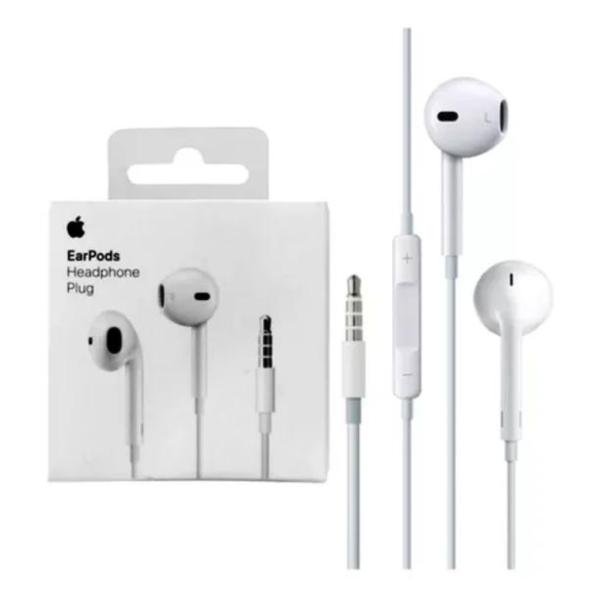 [KT-11347] Audífonos Manos Libres 3.5 iPhone Apple Blanco