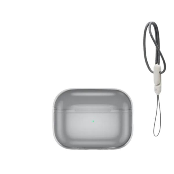 [KT-10047] Coteci Estuche Cristal AirPods 3era Gen Negro Transparente