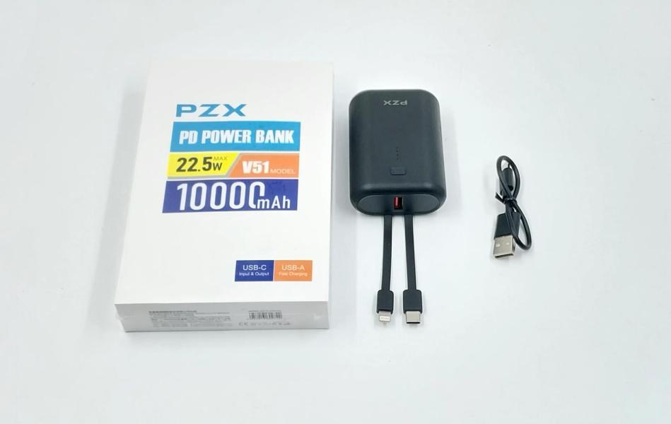 [KT-9910] Bateria Emergencia Pzx V51 10000mAh Carga Rapida 4 Salidas