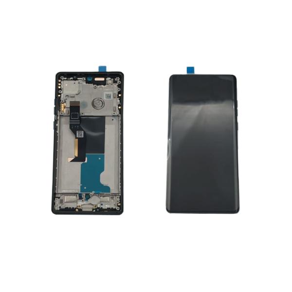 [PC-18650] Motorola LCD Pantalla Edge 50 Fusion Azul Con Marco