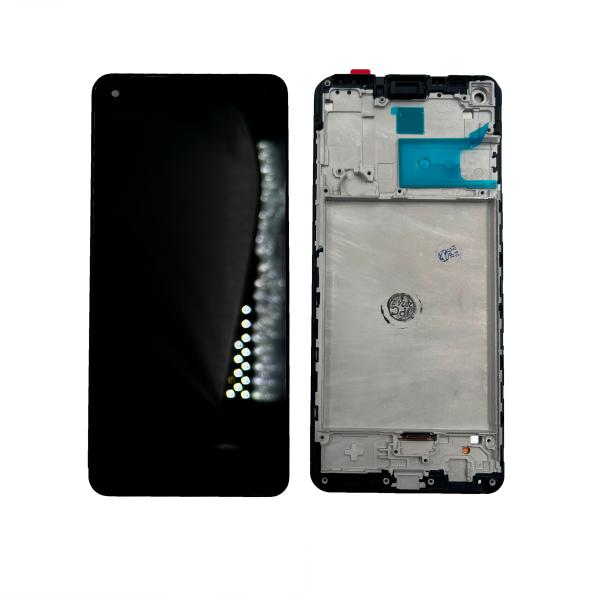 Samsung Pantalla Lcd Galaxy A21s Completa Negra Con Marco