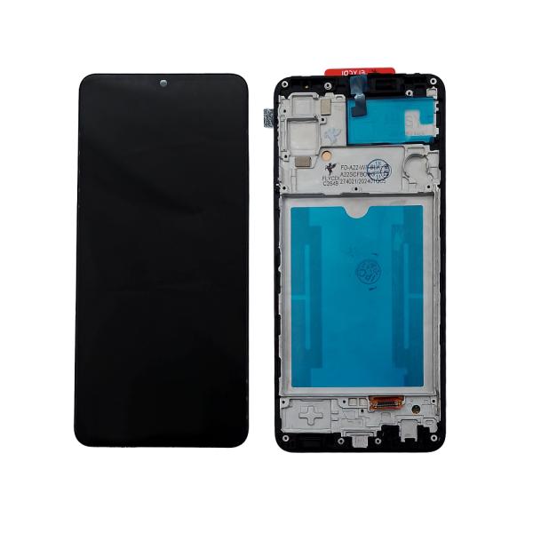 Pantalla Samsung Galaxy A22 4G Completa Flycdi Negra Con Marco