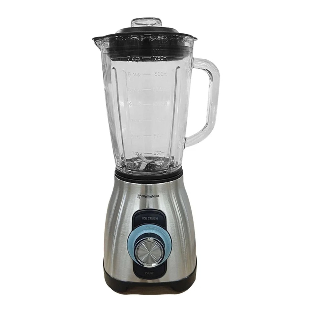 [WH00219] Westinghouse Licuadora 800W Vidrio 1.7L 5 Velocidades Inox WKBESA1703