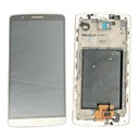 LG Pantalla LCD G3 D855 Completa Blanca Con Marco