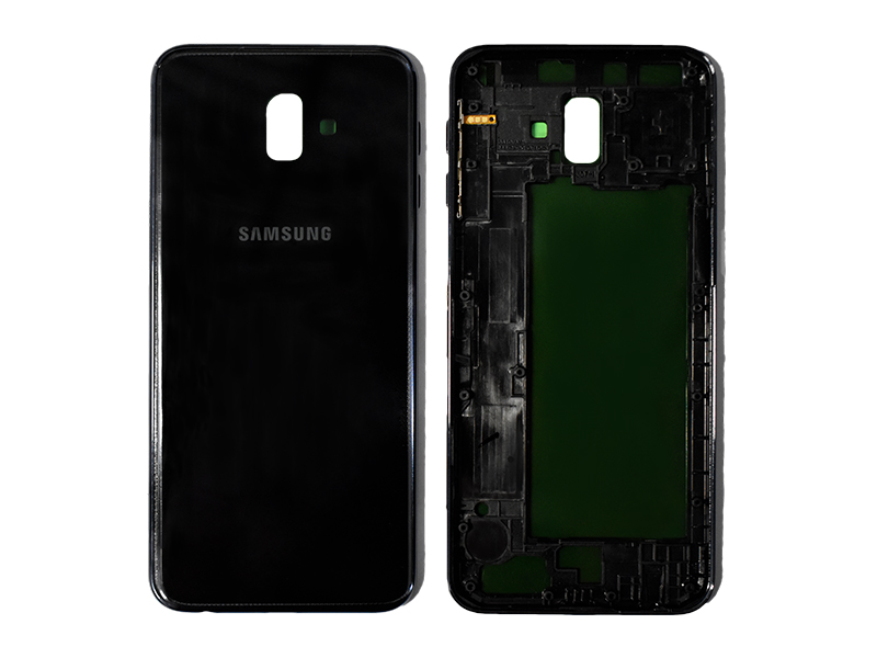 Samsung Tapa Galaxy J6+ Plus J610 Negra Con Marco