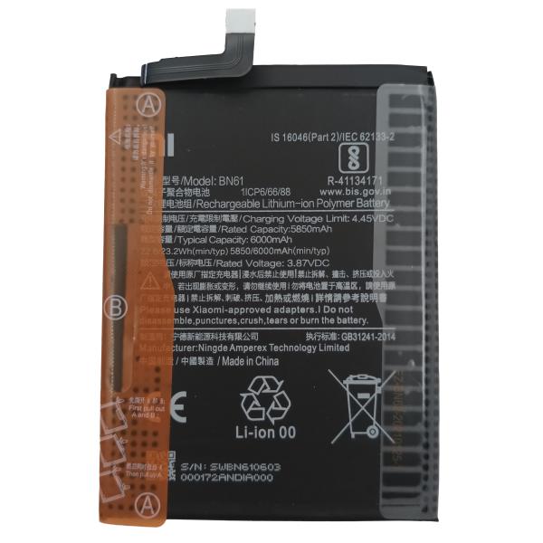Bateria Xiaomi Bn61 Original Para Poco X3