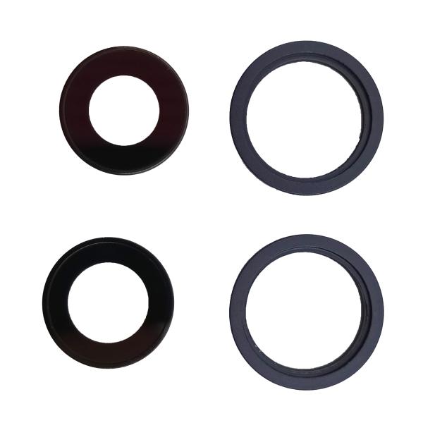 [PC-15403] Apple Lente Camara iPhone 13/13 Mini Negro Con Marco