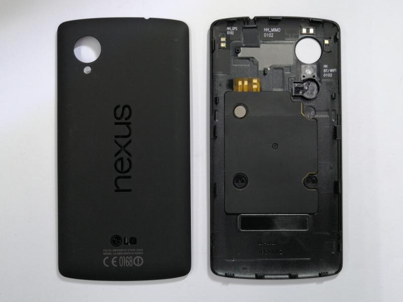 [PC-5124] Lg Tapa para Nexus 5 D820 D821 Negra Sin Marco