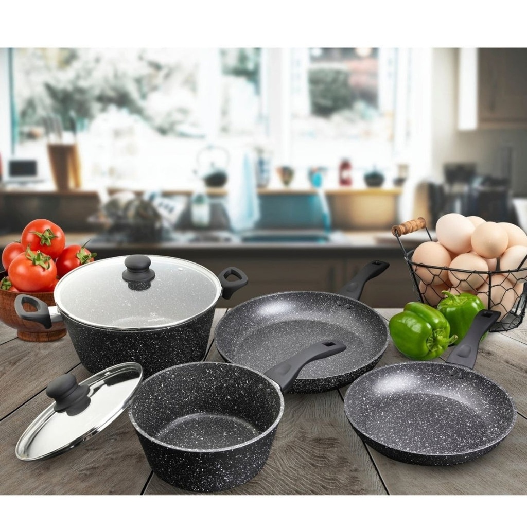 [WH00201] Westinghouse Juego Ollas Y Sartenes 6 Piezas Aluminio Forjado