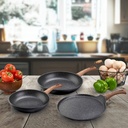 Westinghouse Juego Sartenes 3pz Aluminio Mármol WCCS003203AMBB