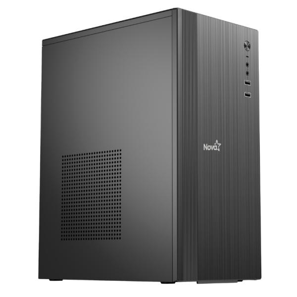 [CP5093] Case Nova MZ-585B Negro Sin Ventilacion + Fuente 200W