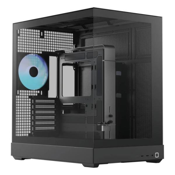 Case Apnx V2-F-BK-V1 Mid Tower RGB Negro 4 Ventiladores