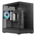 Case Apnx V2-F-BK-V1 Mid Tower RGB Negro 4 Ventiladores