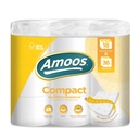 Amoos Papel Higienico Compact Doble Hoja 266H 18 Rollos
