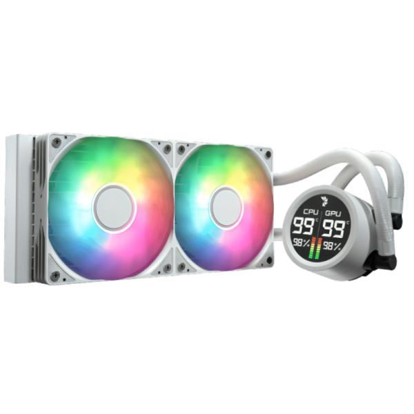 [CP4112] Enfriamiento Liquido Aerocool Abyss L240R Digi Blanco Rgb Aio 240mm