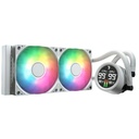 Enfriamiento Liquido Aerocool Abyss L240R Digi Blanco Rgb Aio 240mm