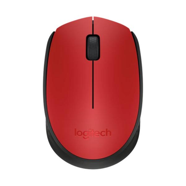 [1225017] Logitech Mouse Inalambrico M170 Rojo 1000 Dpi