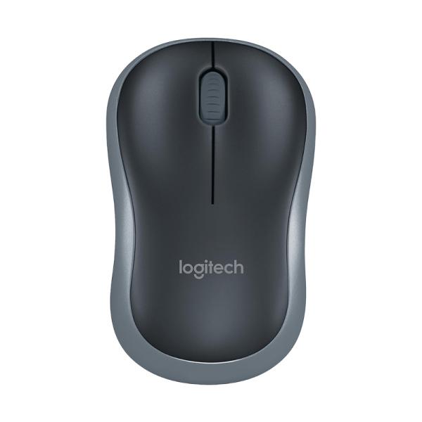 [1202029] Logitech Mouse Inalambrico M185 Negro/Plateado 1000 Dpi