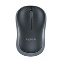 Logitech Mouse Inalambrico M185 Negro/Plateado 1000 Dpi