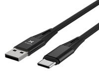 [AB005XTK37] Xtech Cable USB A a USB-C 1.8m Negro Trenzado