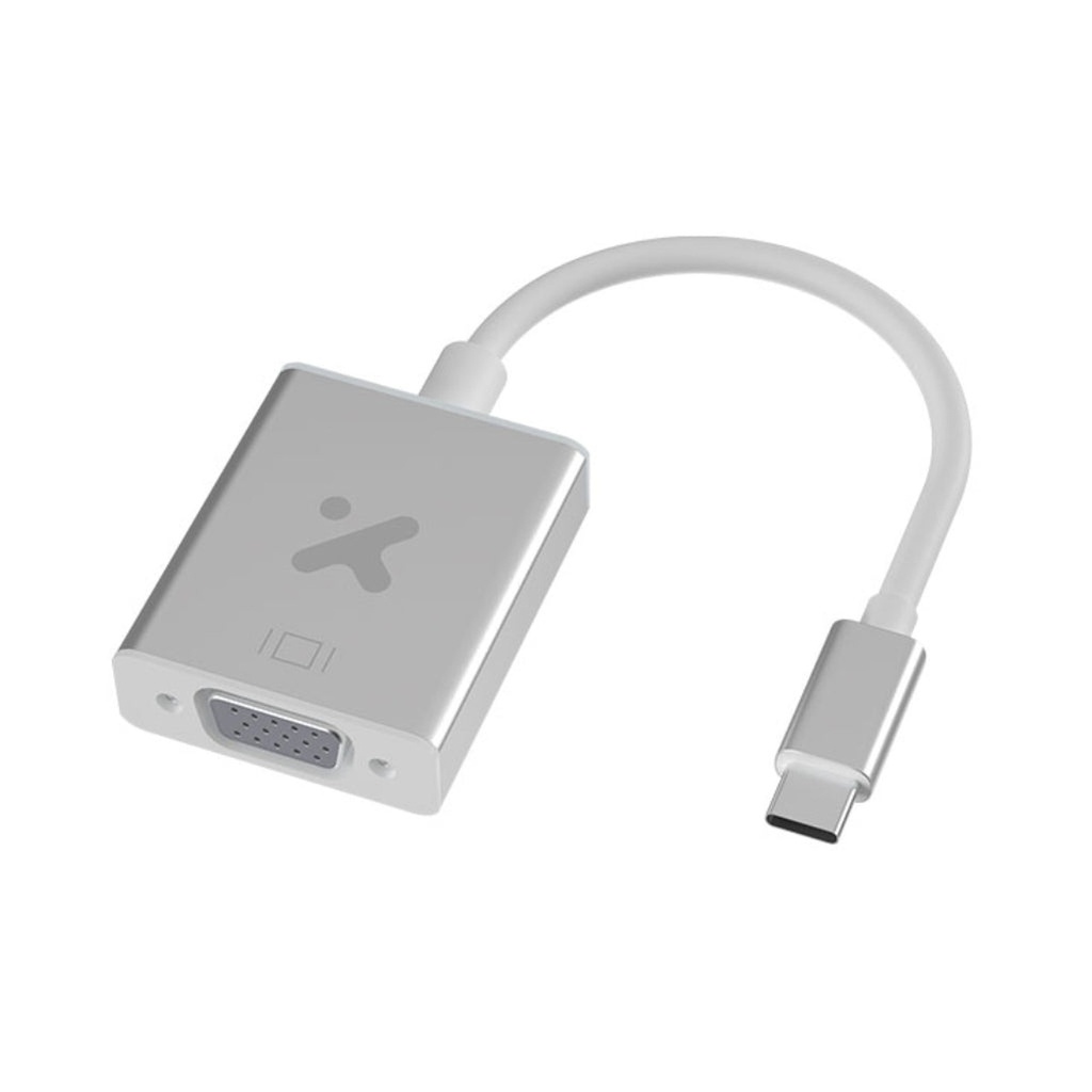 [AB005XTK28] Xtech Adaptador USB-C a VGA Aluminio Plata XTC-552