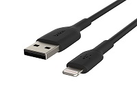 [AB141BLK81] Belkin BoostCharge Cable Lightning a USB 2m Negro - CAA001bt2MBK