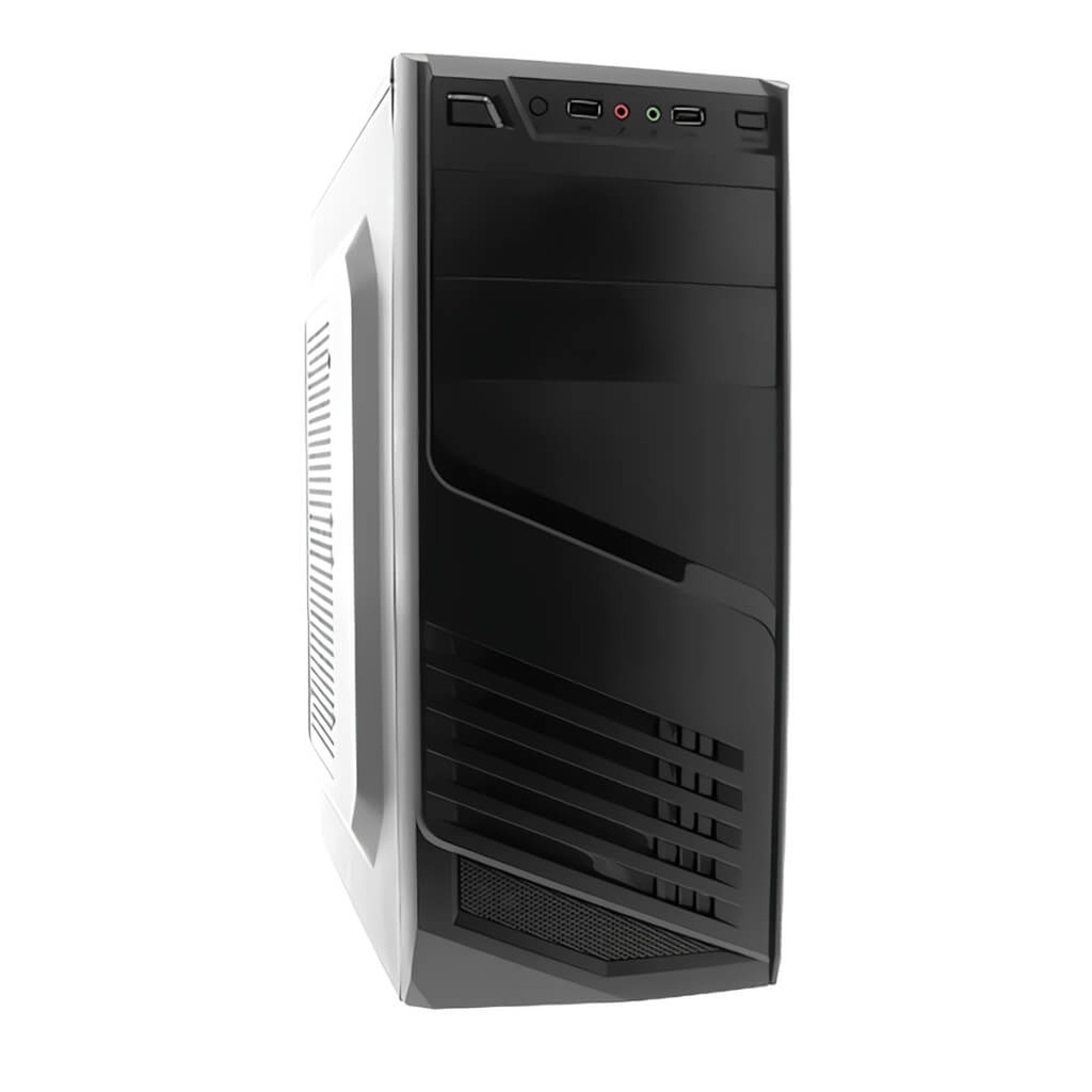 [CS513GNC05] Xtech ATX Case All Black 600W PSU