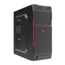 Xtech ATX Desktop Case Black/Red 600W PS
