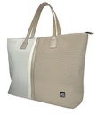 Klip Xtreme Bolso Tote para Notebook 15.6" Poliéster Beige/Blanco